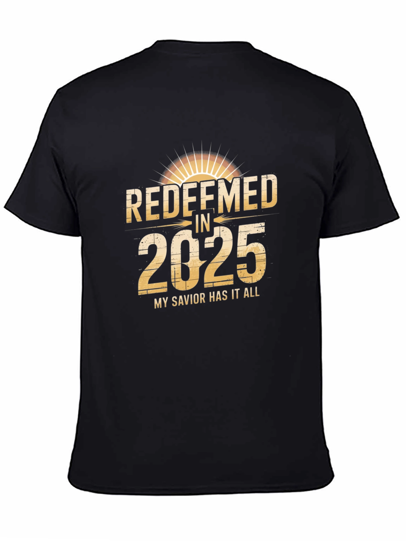 Redeemed in 2025 T-Shirt Stylish Religious Tee