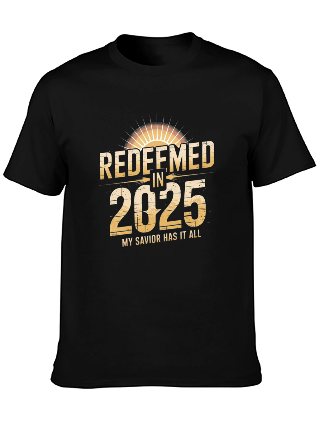 Redeemed in 2025 T-Shirt Stylish Religious Tee