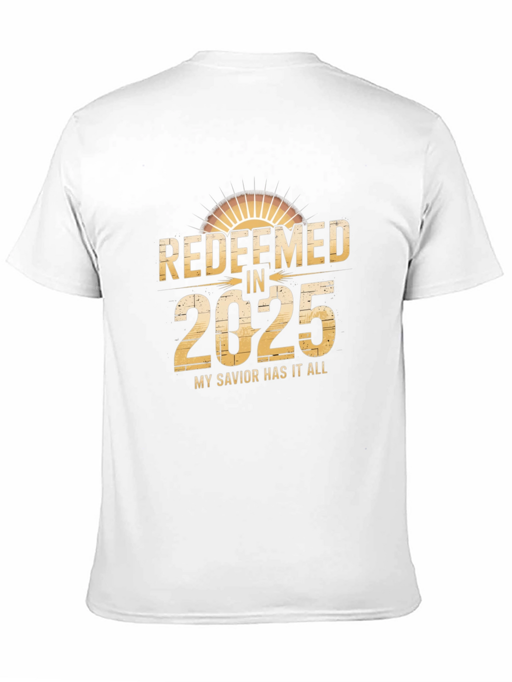 Redeemed in 2025 T-Shirt Stylish Religious Tee