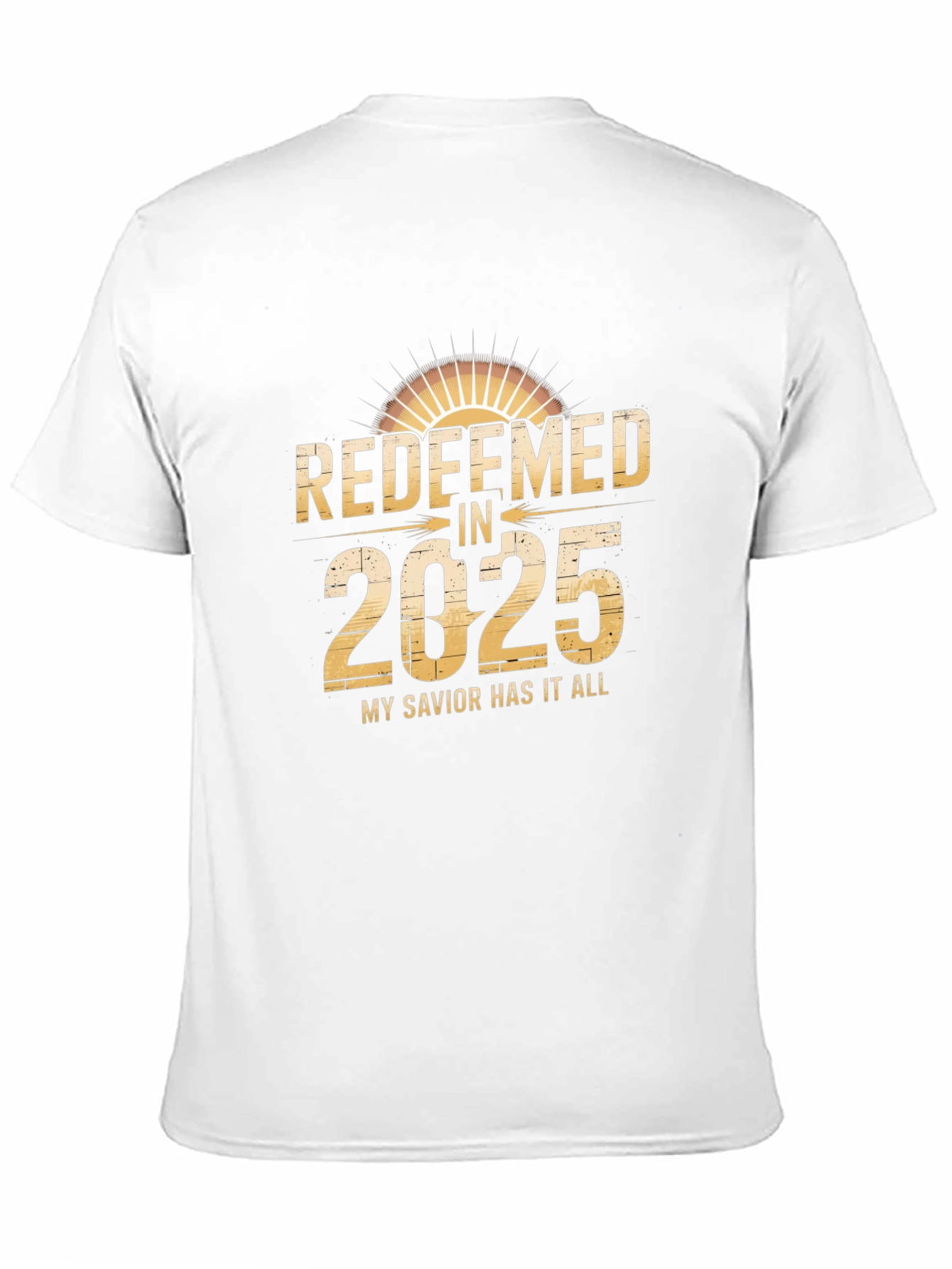 Redeemed in 2025 T-Shirt Stylish Religious Tee