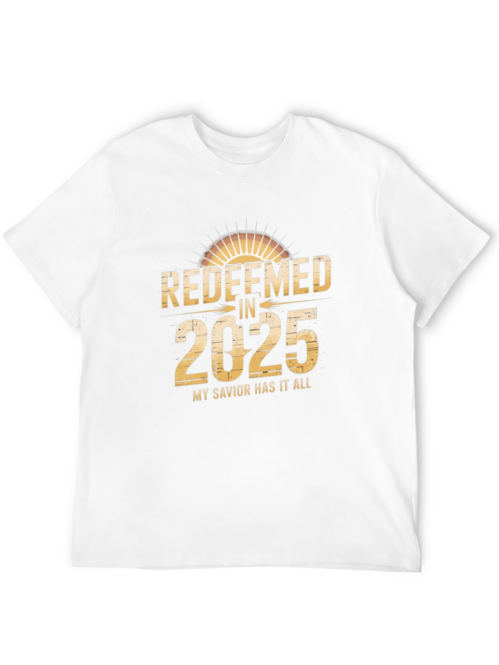 Redeemed in 2025 T-Shirt Stylish Religious Tee