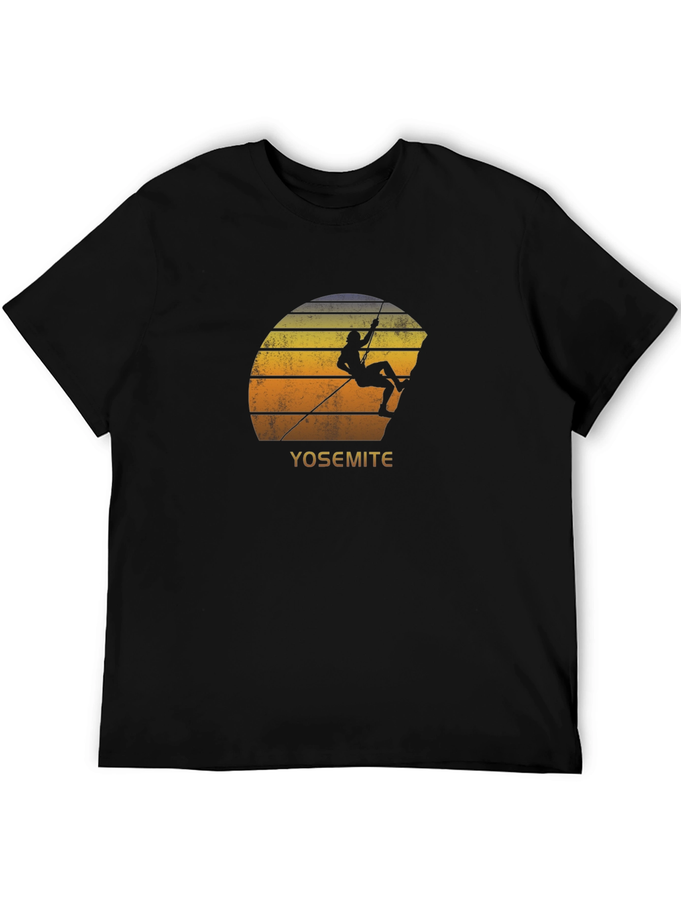 Yosemite Climbing T-Shirt - Vintage Style