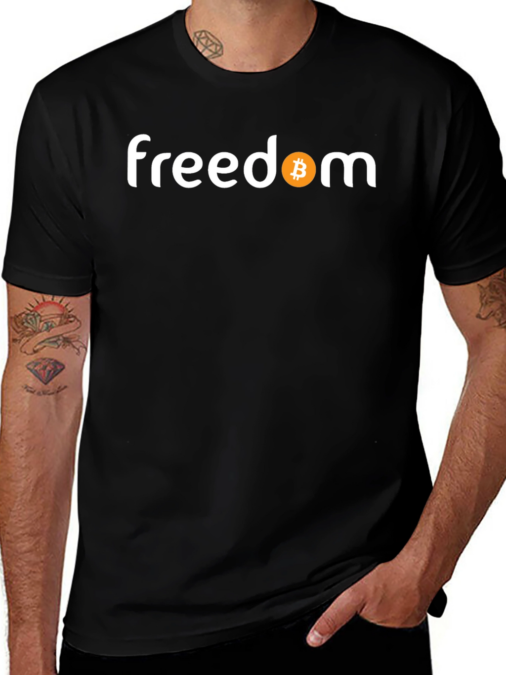 Bitcoin Freedom T-Shirt - Crypto Currency Tee