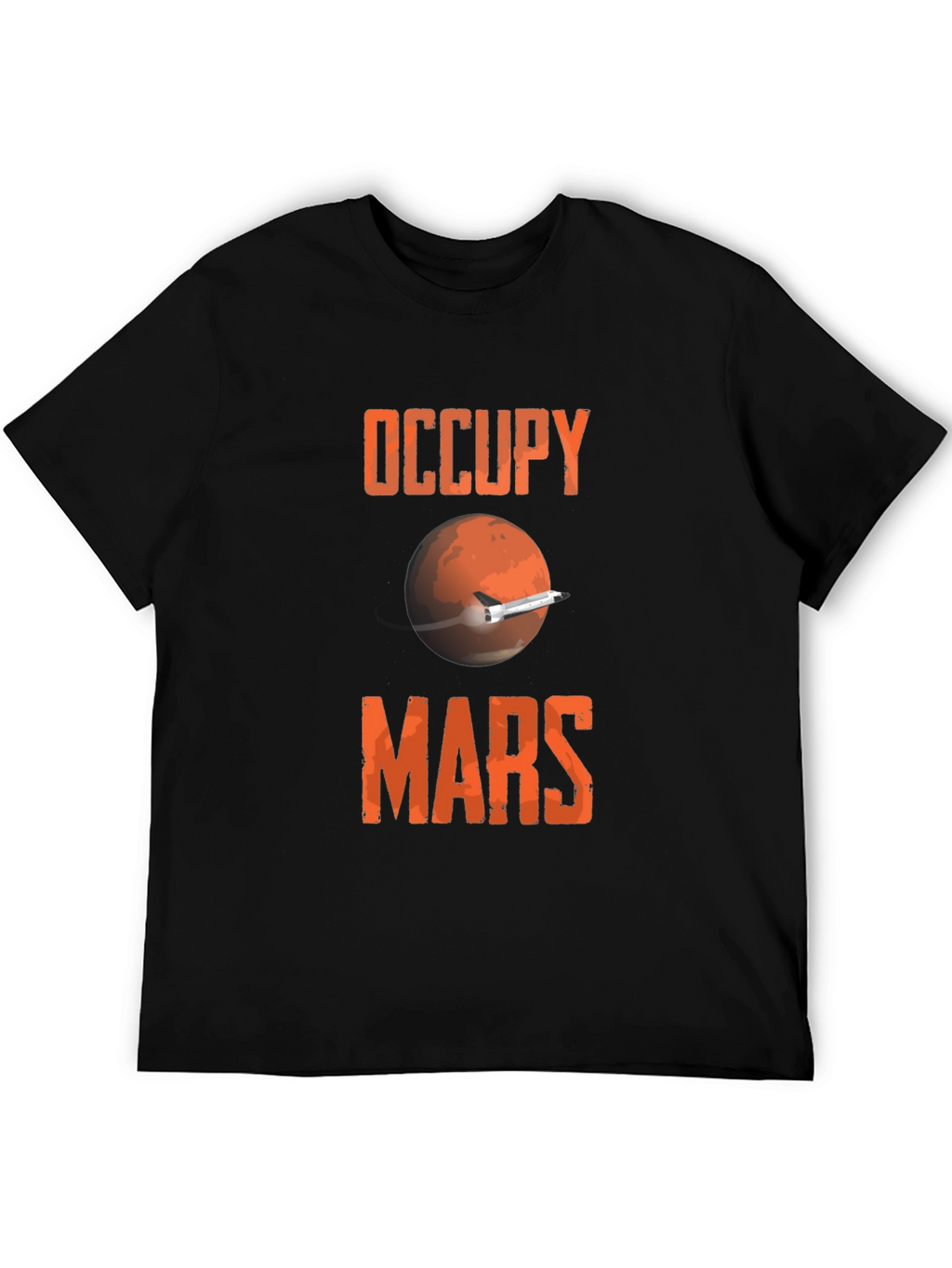 Occupy Mars Graphic Tee - Space Exploration T-Shirt
