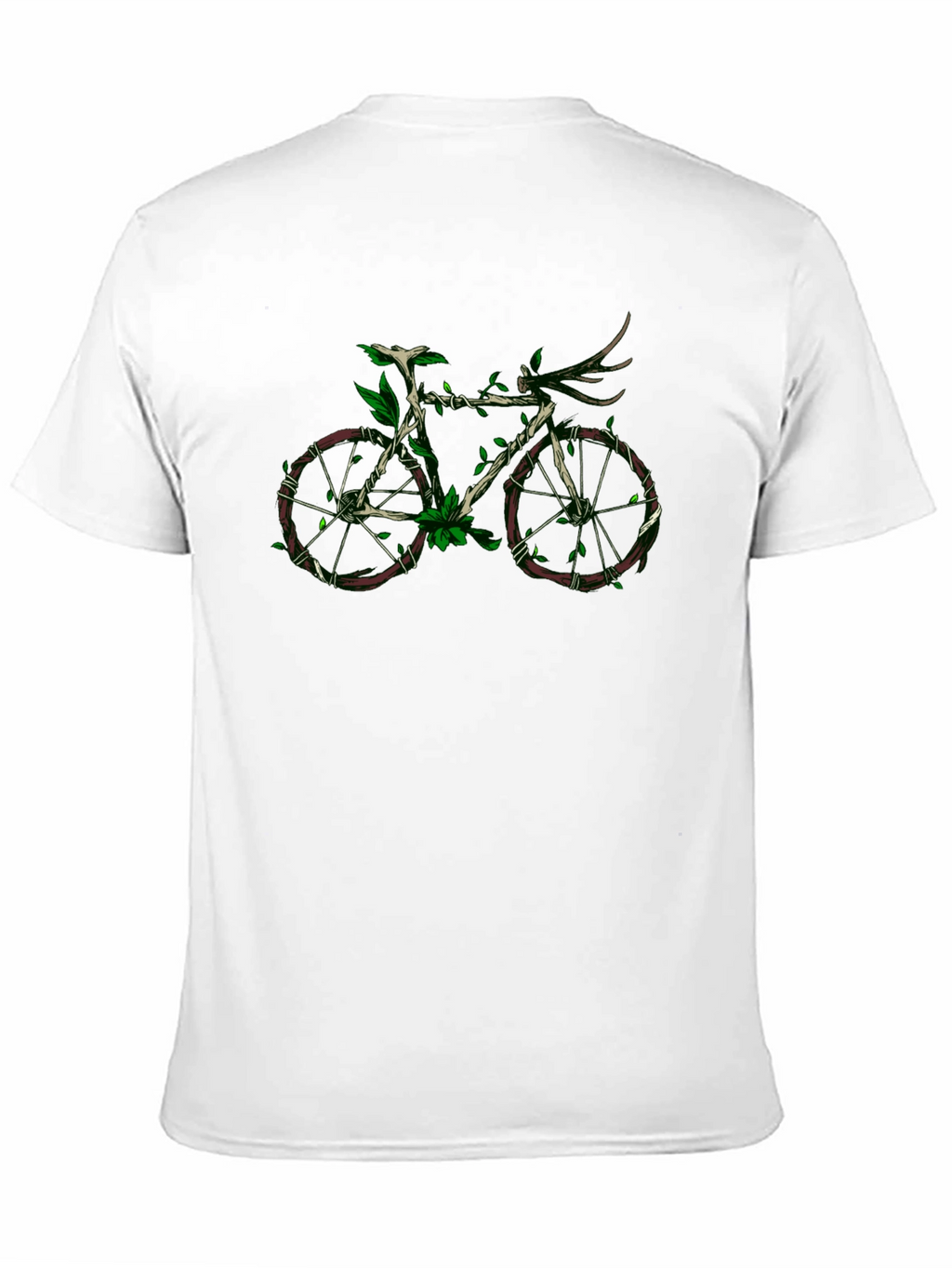 Nature Bike Graphic Tee - Eco-Friendly Design