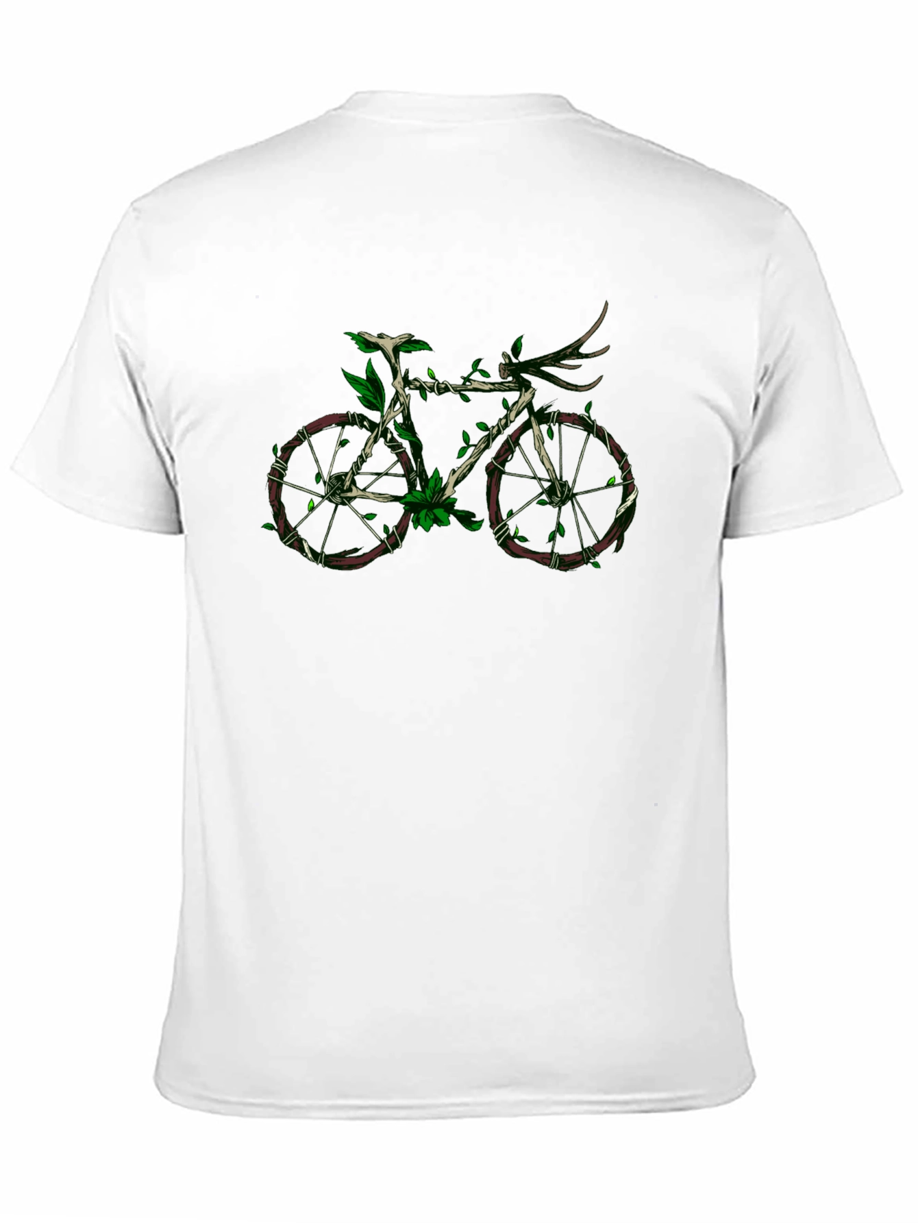 Nature Bike Graphic Tee - Eco-Friendly Design