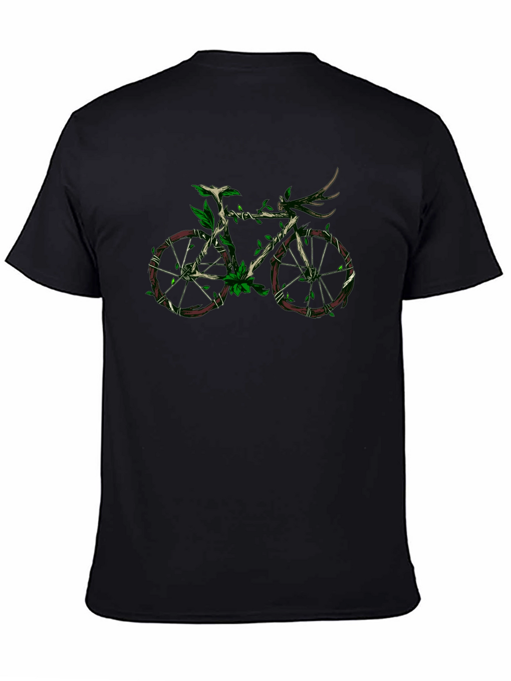 Nature Bike Graphic Tee - Eco-Friendly Design