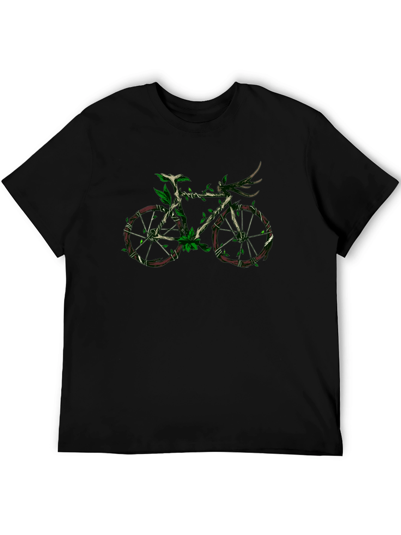 Nature Bike Graphic Tee - Eco-Friendly Design