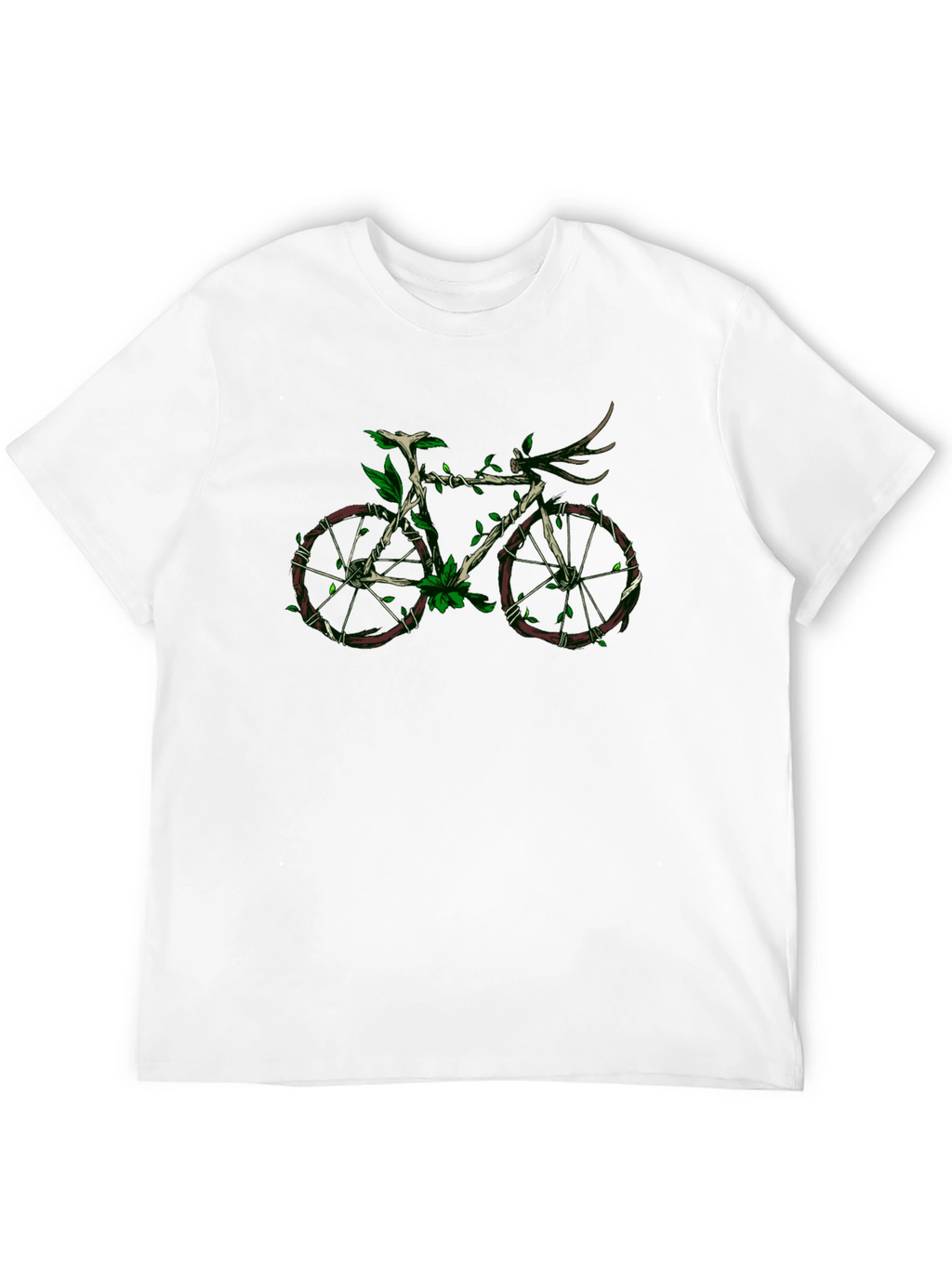 Nature Bike Graphic Tee - Eco-Friendly Design