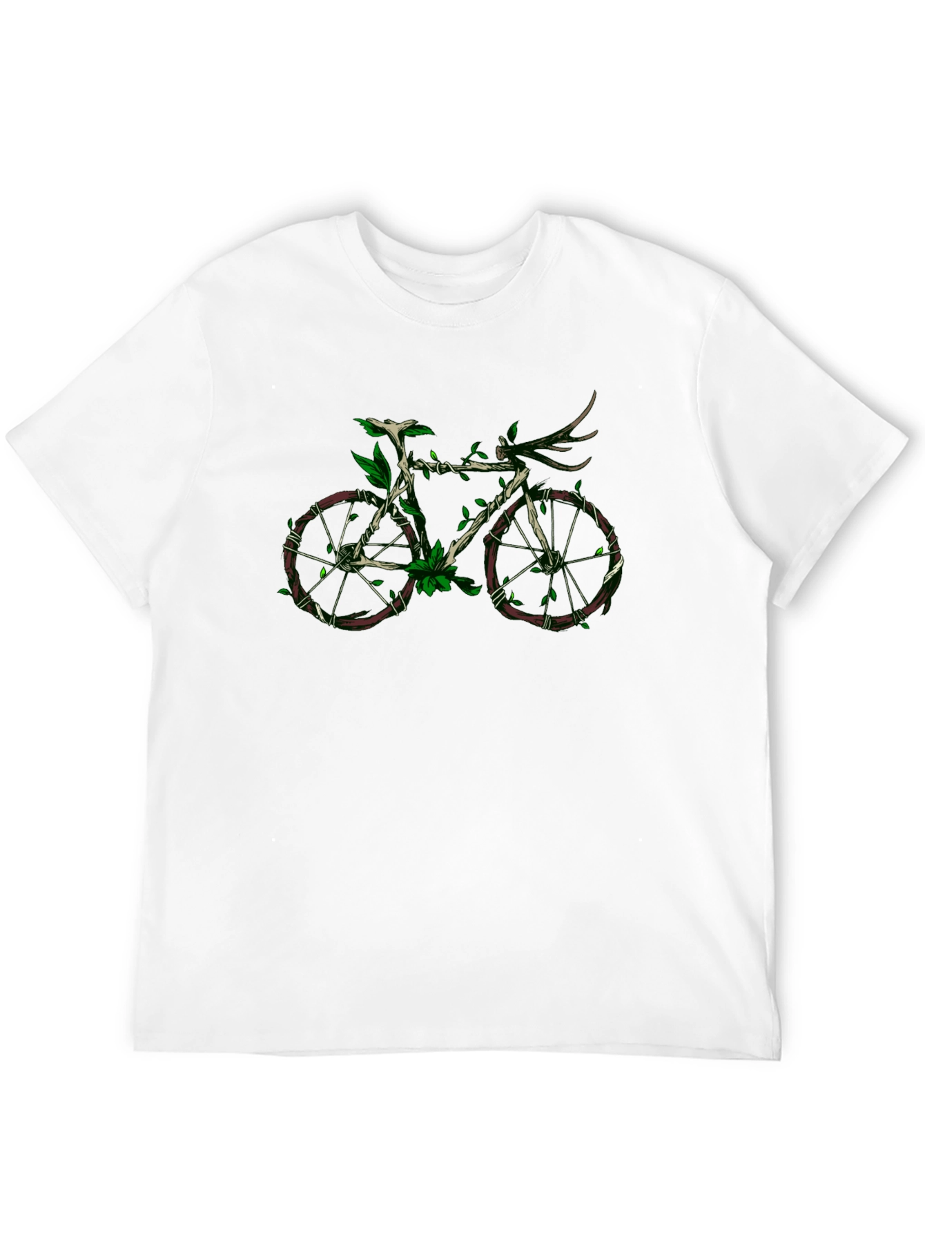Nature Bike Graphic Tee - Eco-Friendly Design