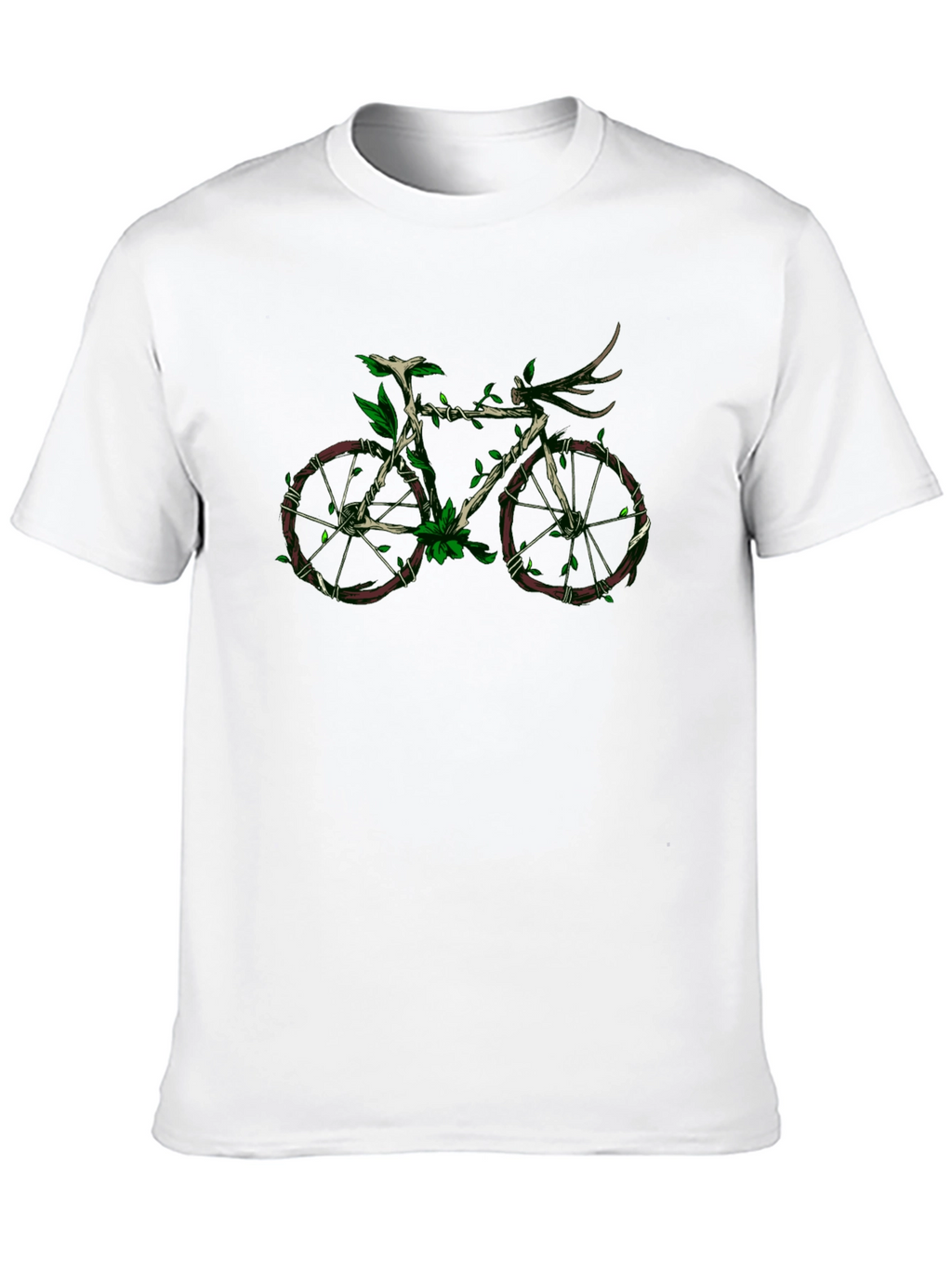 Nature Bike Graphic Tee - Eco-Friendly Design