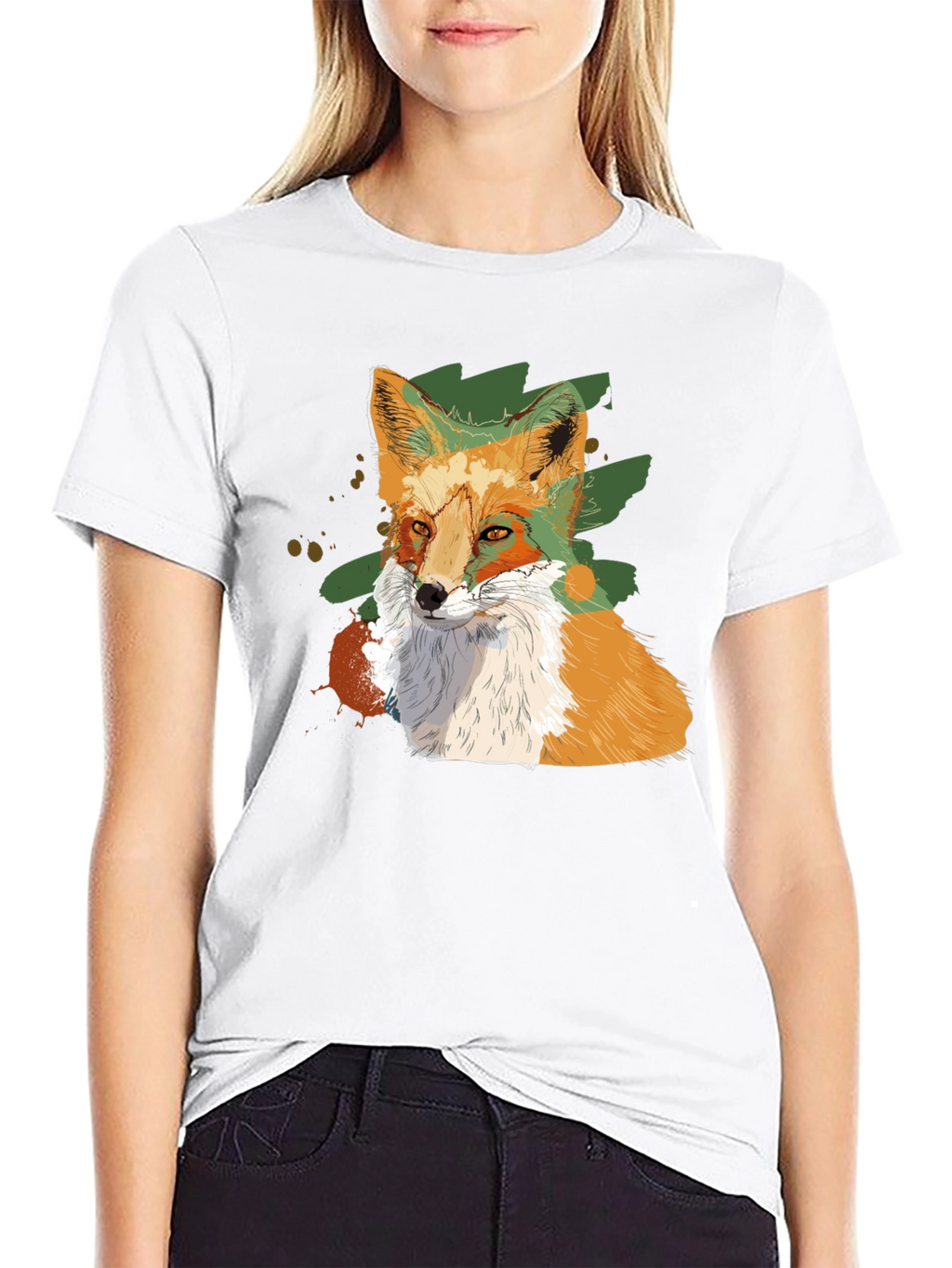 Fox Graphic Tee - Mens Black T-Shirt