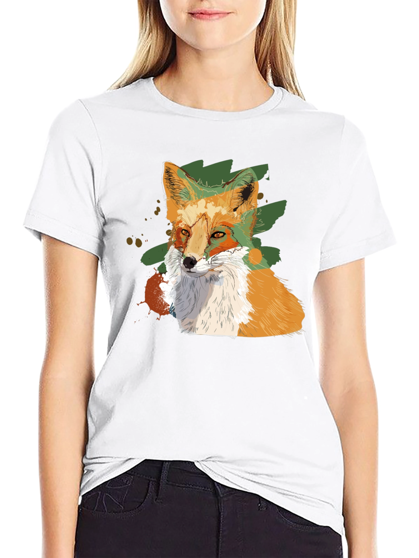 Fox Graphic Tee - Mens Black T-Shirt