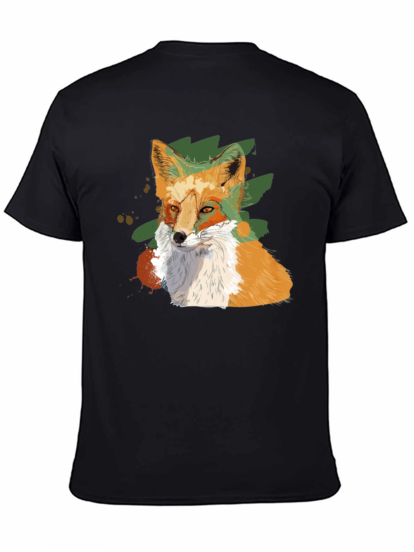 Fox Graphic Tee - Mens Black T-Shirt