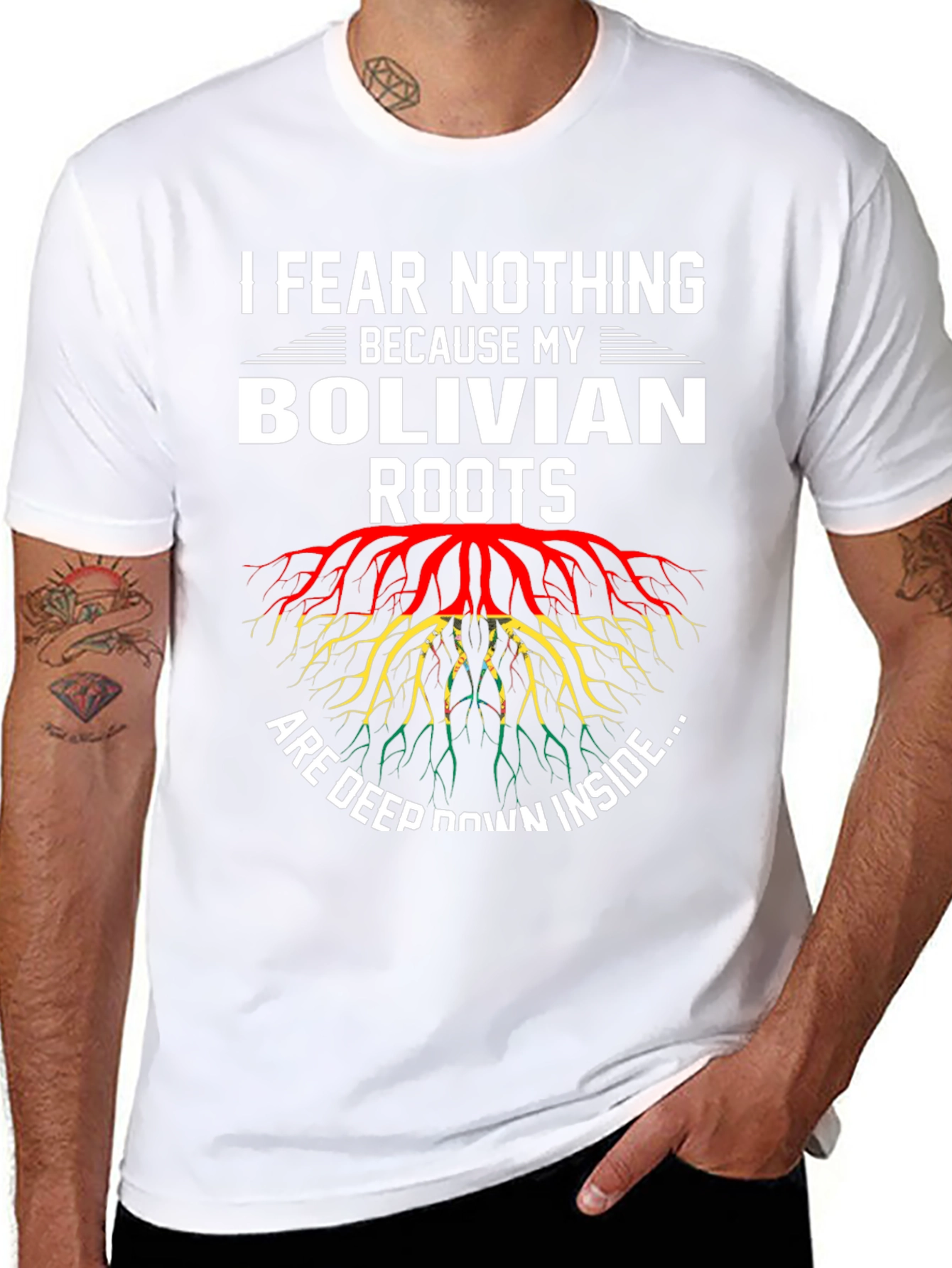 Bolivian Roots T-Shirt - I Fear Nothing