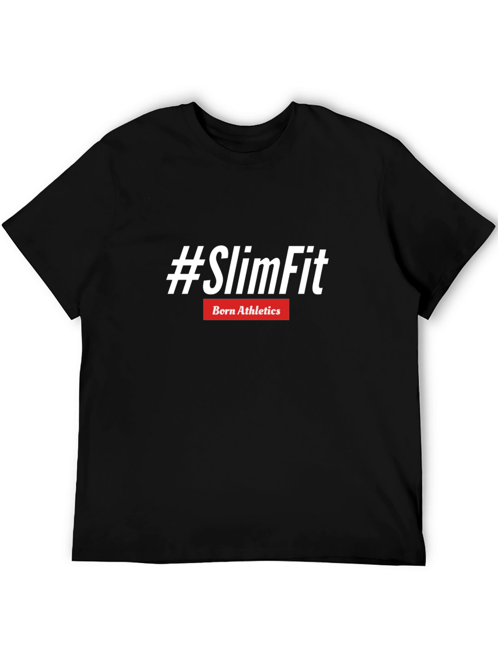 #SlimFit Born Athletics Black T-Shirt
