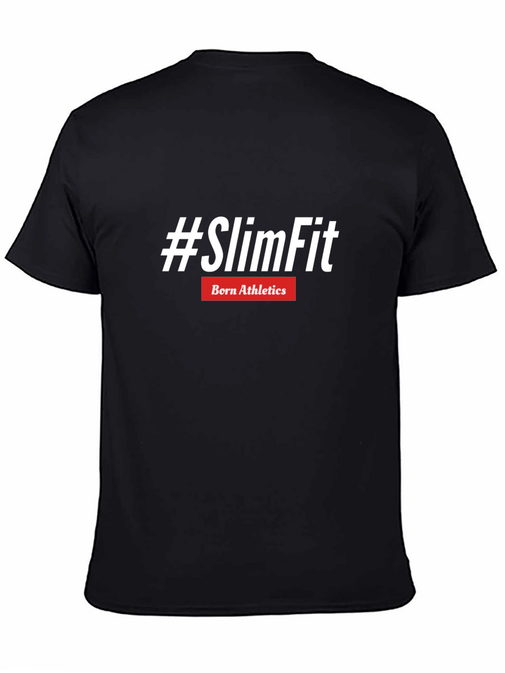 #SlimFit Born Athletics Black T-Shirt