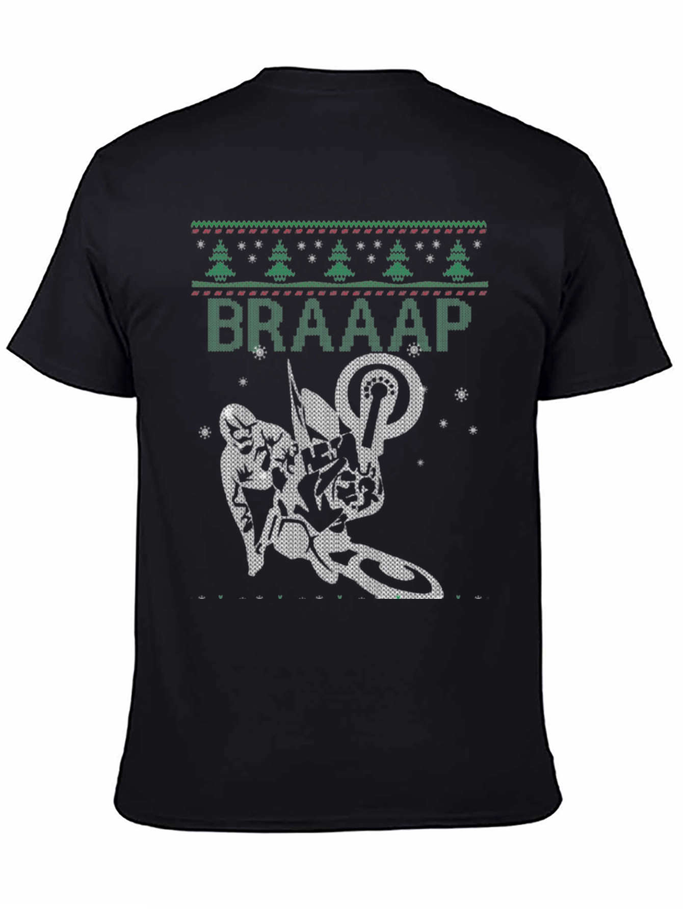 Braaap Motocross Christmas Sweater T-Shirt