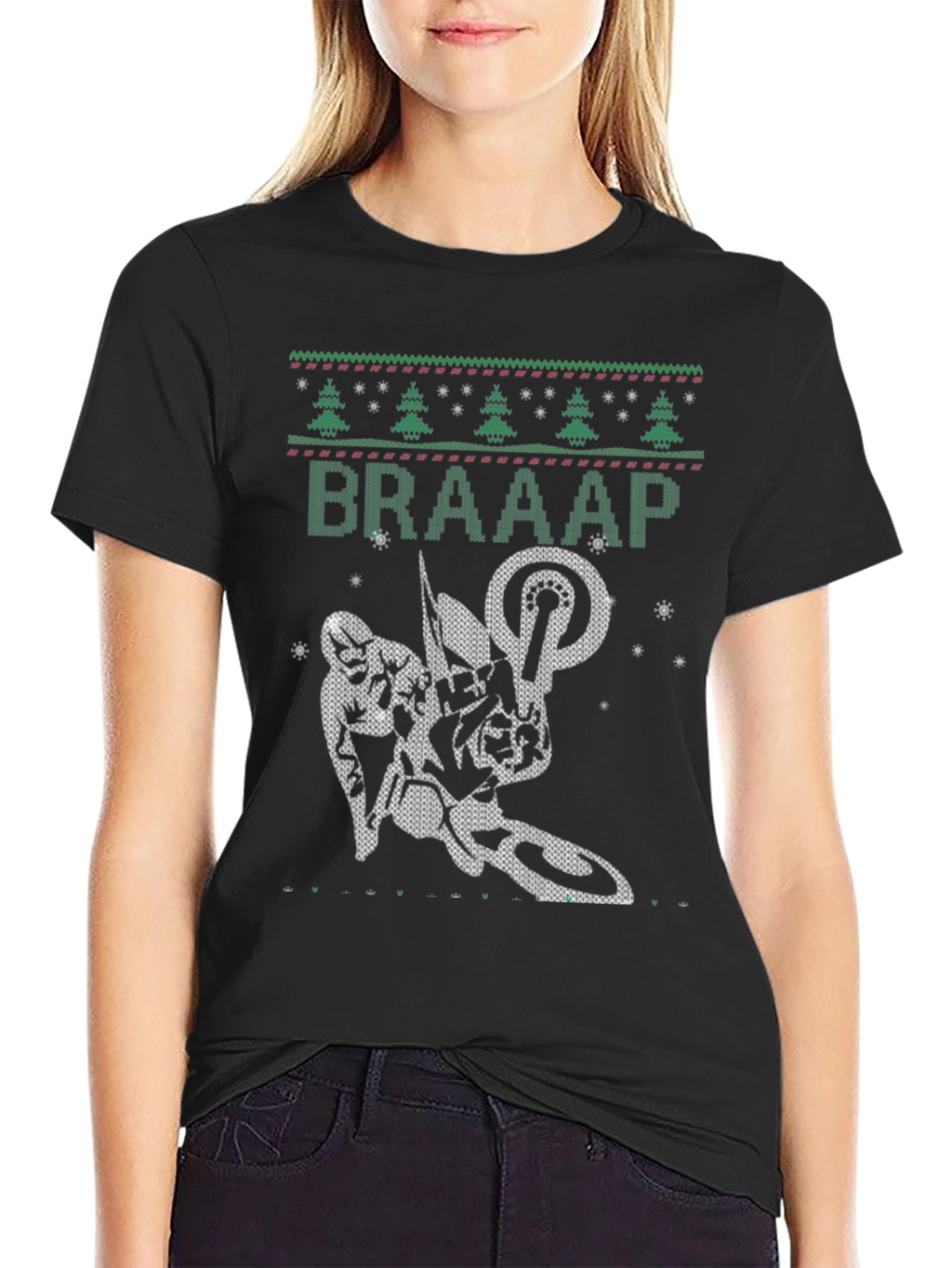 Braaap Motocross Christmas Sweater T-Shirt