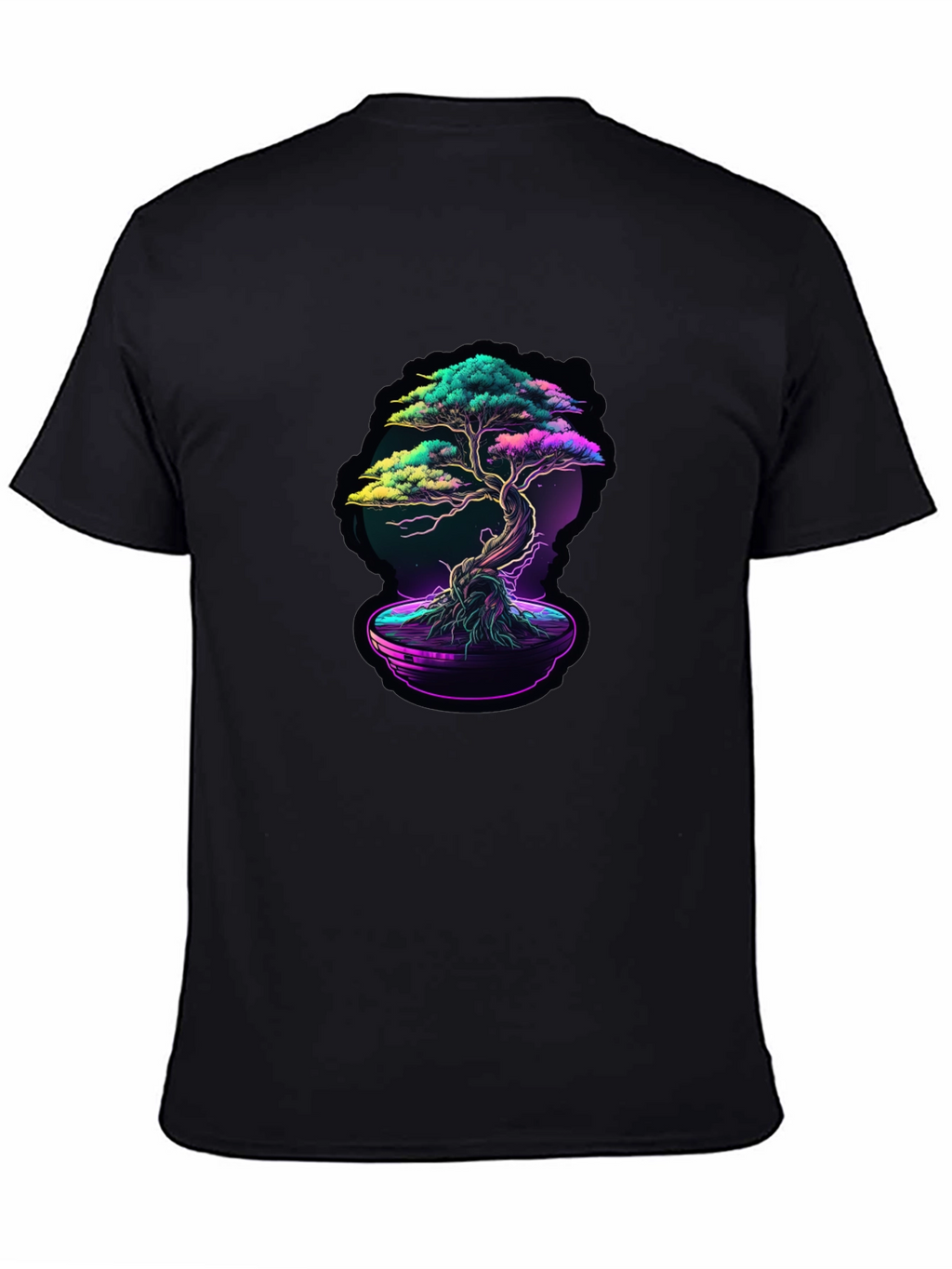 Neon Bonsai Graphic T-Shirt