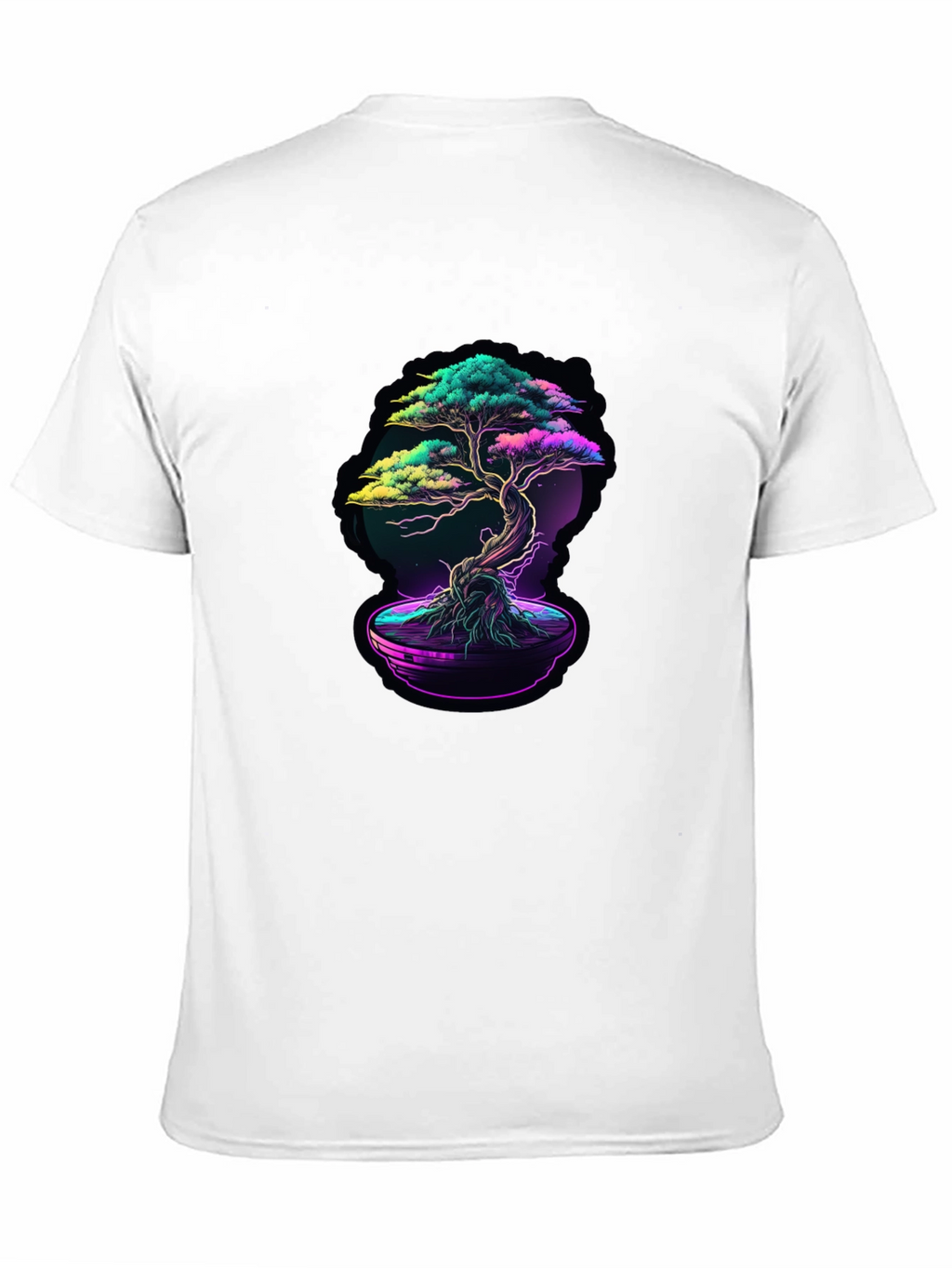 Neon Bonsai Graphic T-Shirt