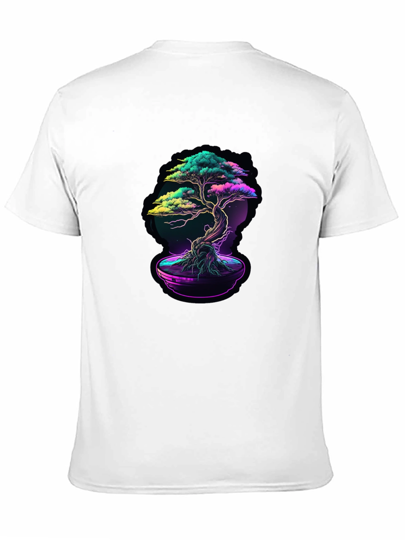 Neon Bonsai Graphic T-Shirt