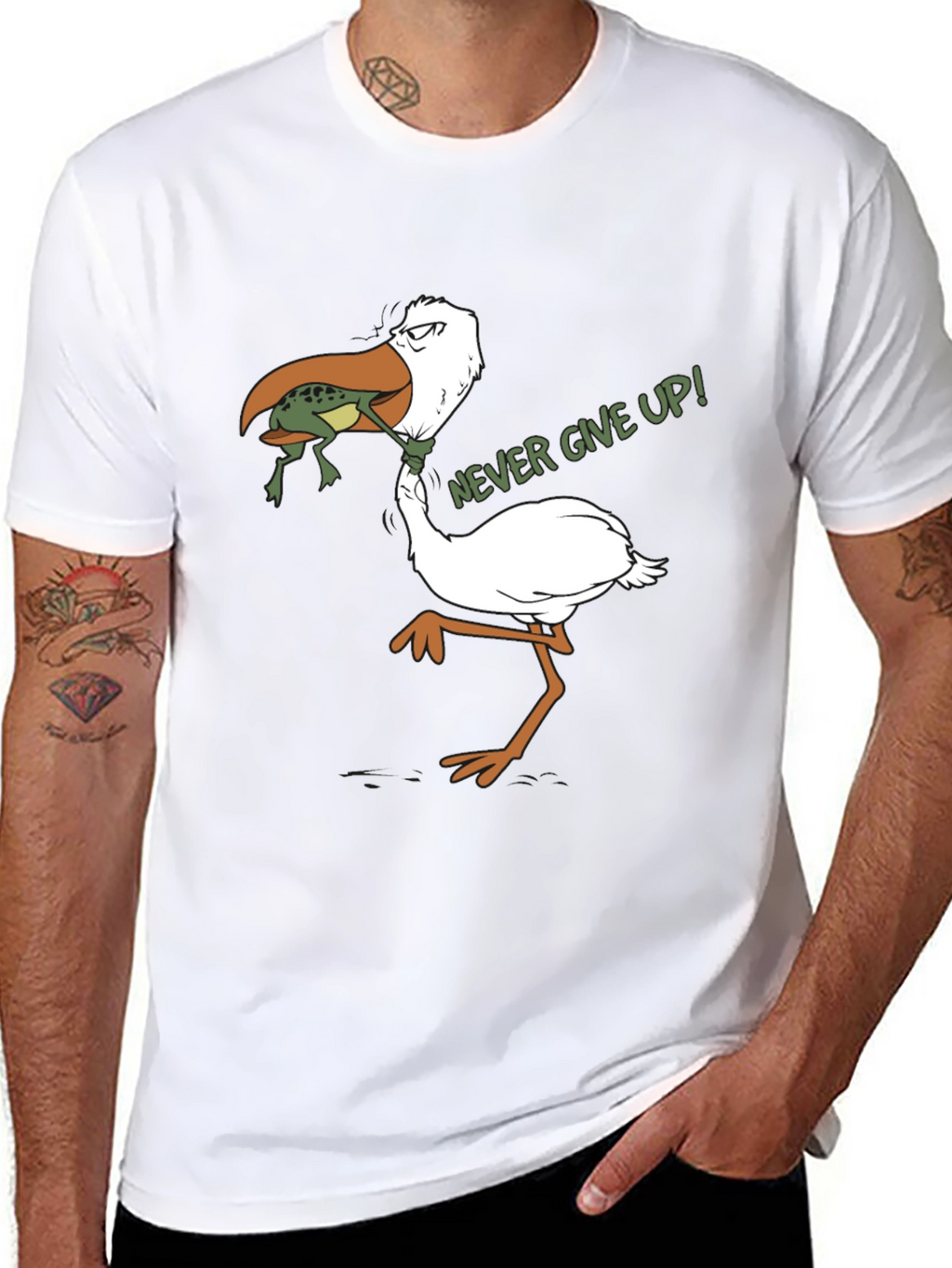 Never Give Up! Graphic T-Shirt