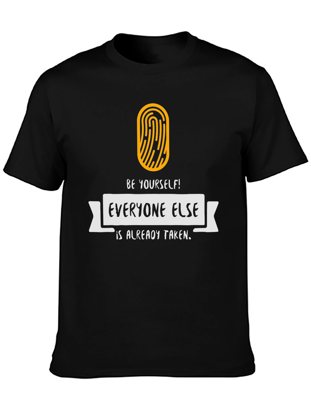 Be Yourself Black T-Shirt