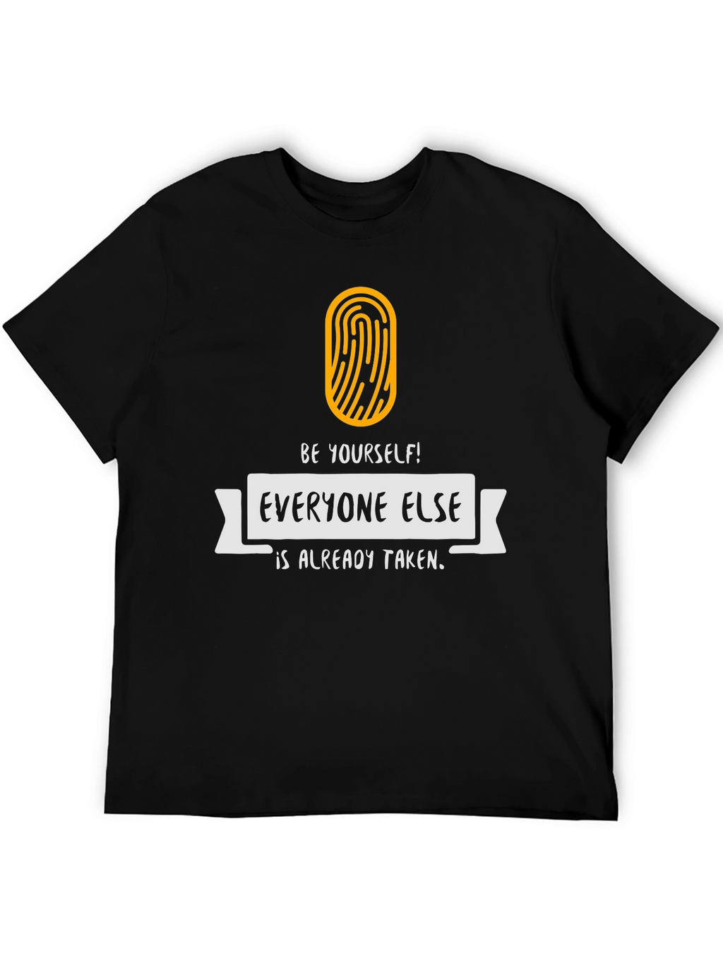Be Yourself Black T-Shirt