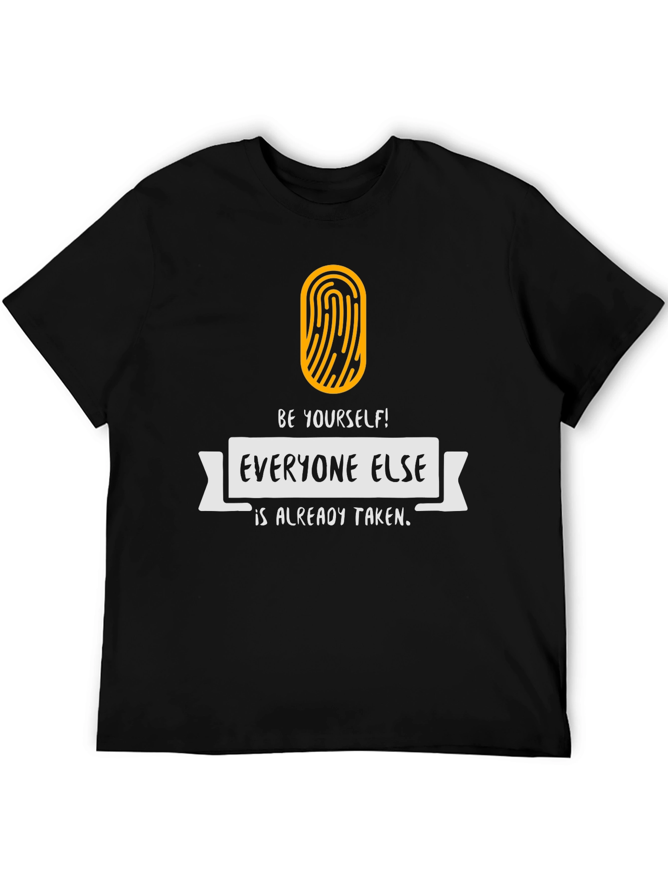 Be Yourself Black T-Shirt
