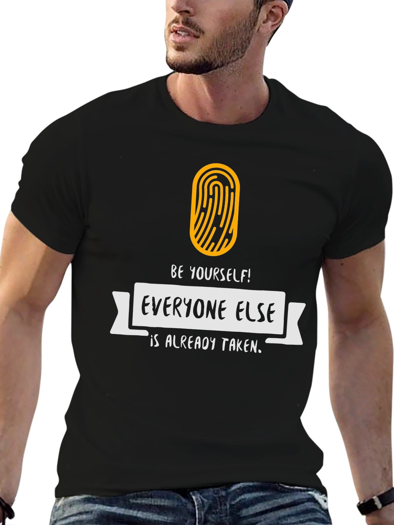 Be Yourself Black T-Shirt