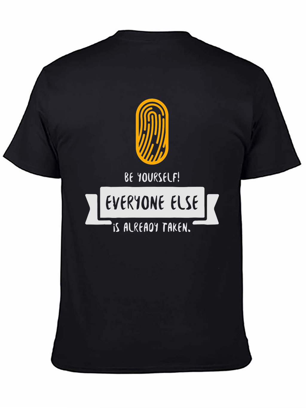 Be Yourself Black T-Shirt