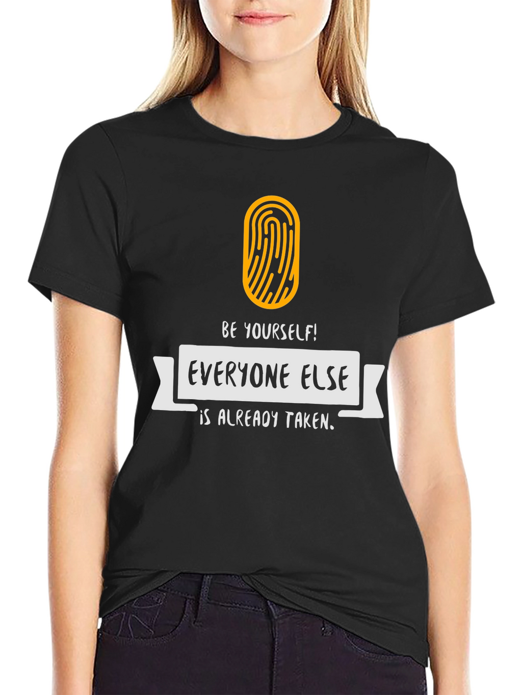 Be Yourself Black T-Shirt