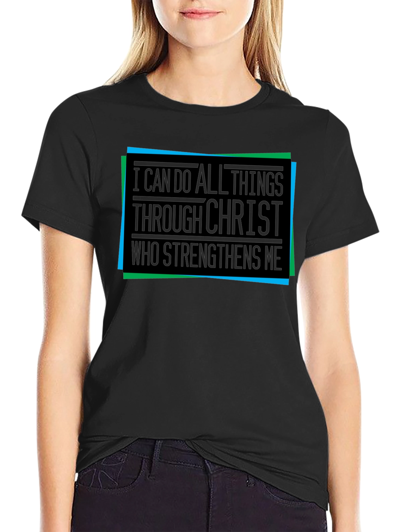 Faith-Based Graphic Tee - I Can Do All Things