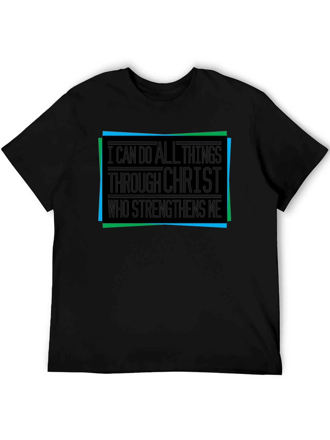 Faith-Based Graphic Tee - I Can Do All Things