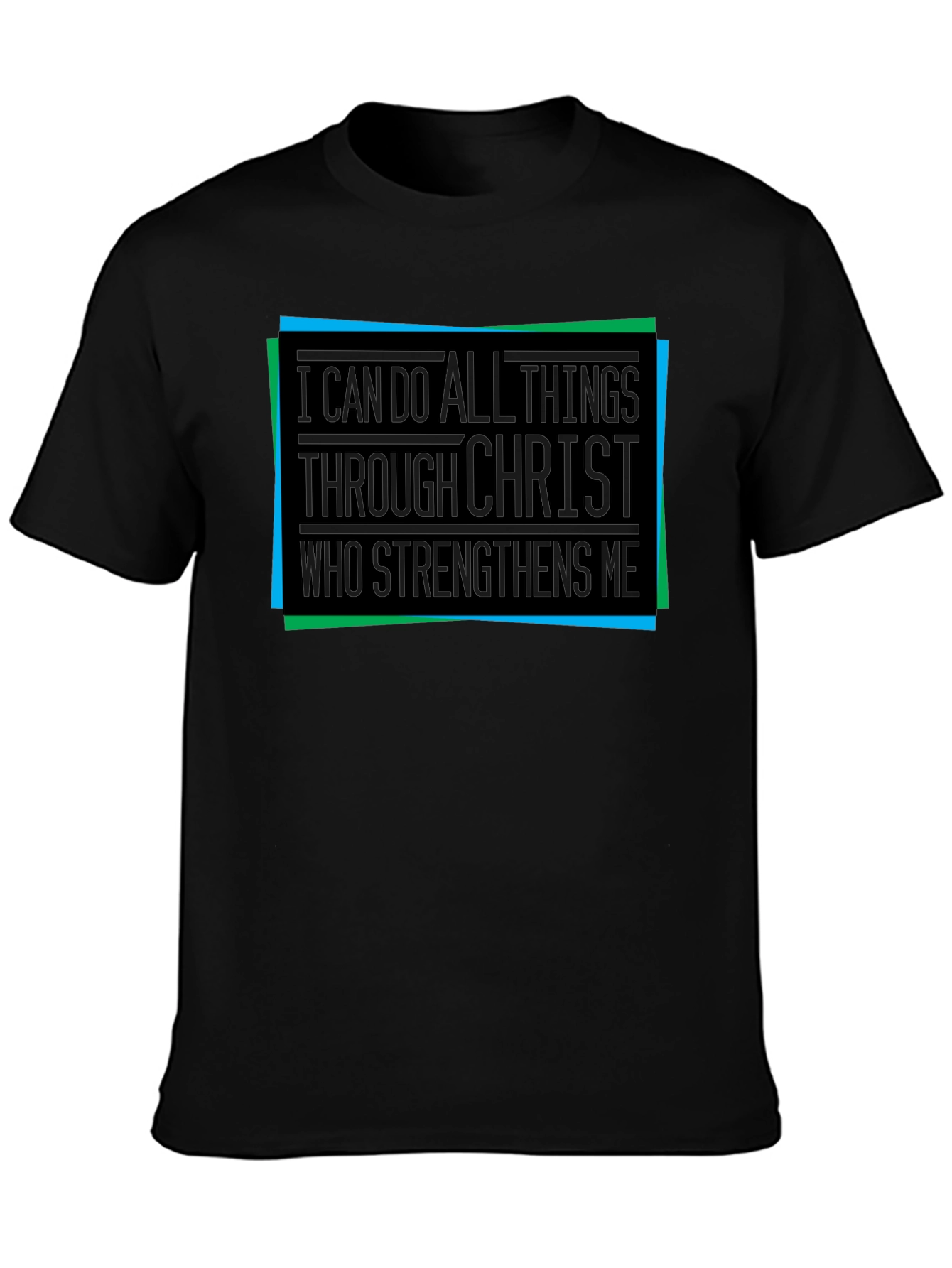 Faith-Based Graphic Tee - I Can Do All Things
