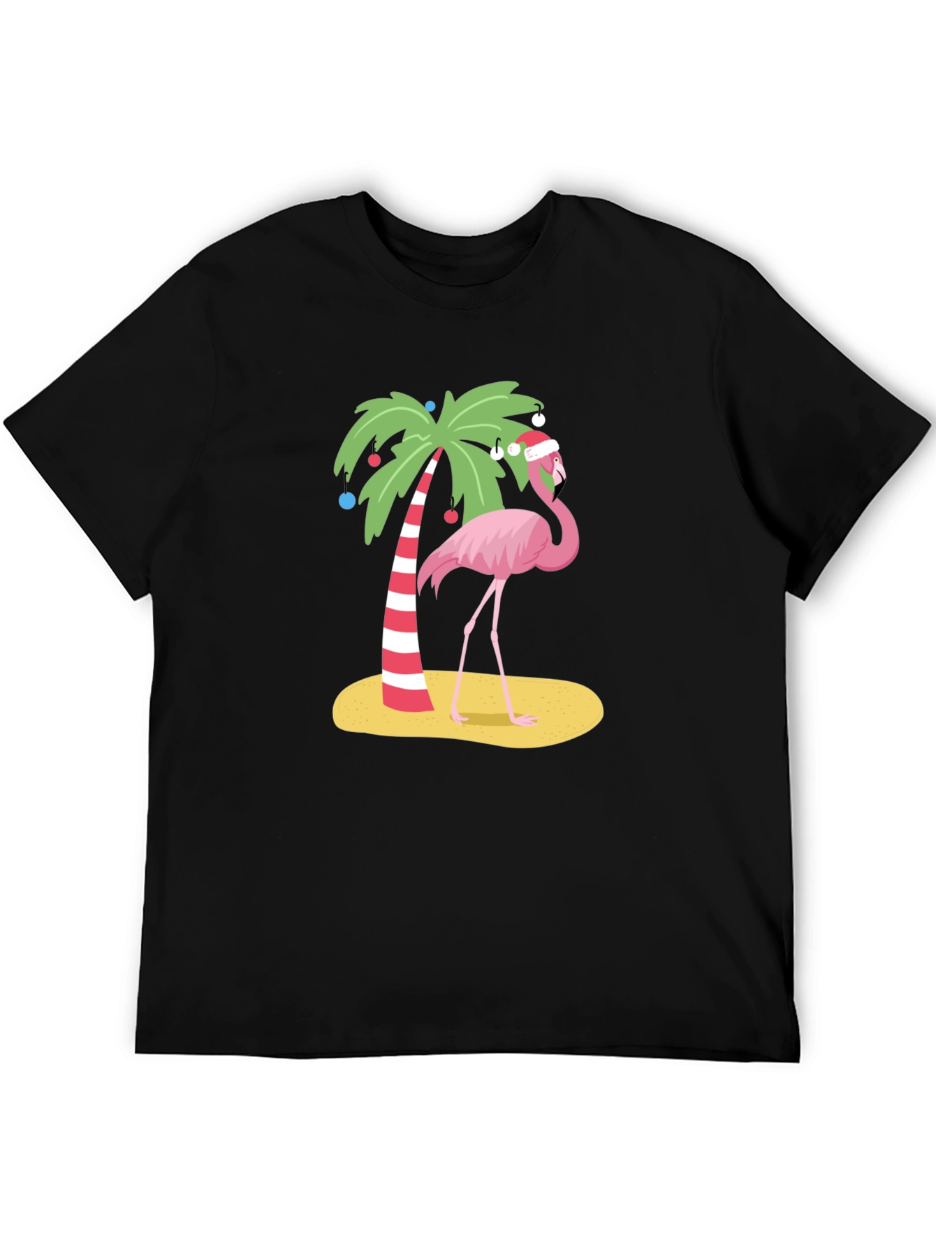Festive Flamingo Tee - Christmas Holiday Apparel