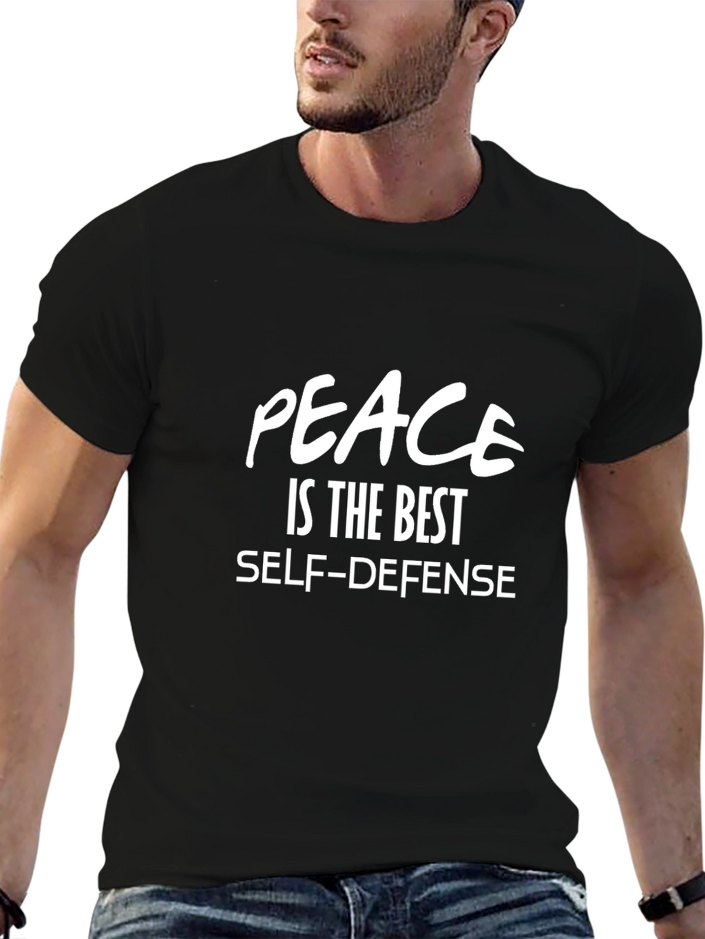 Peace is the Best Defense Graphic Tee