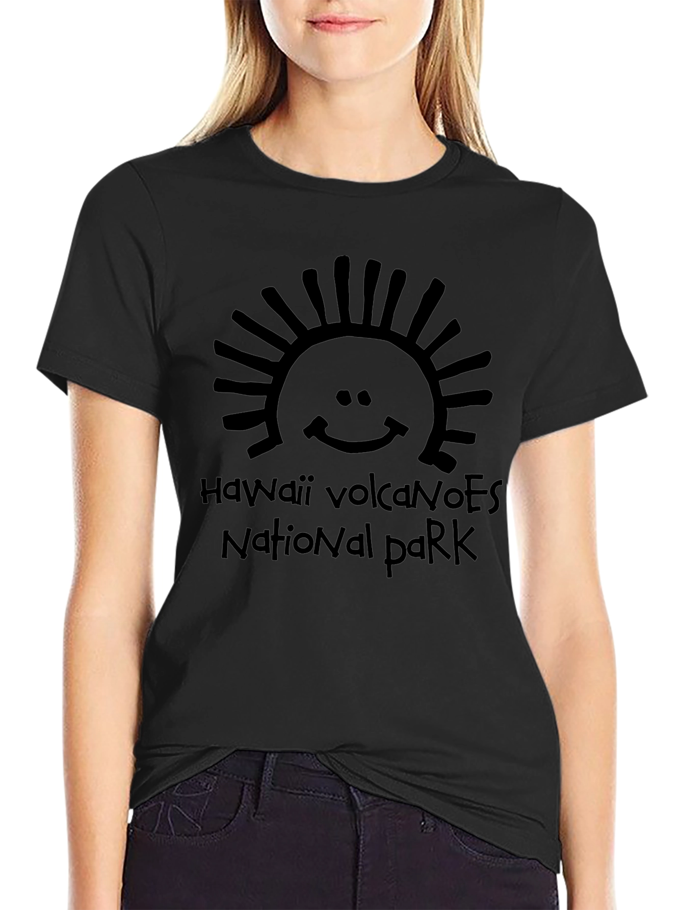 Hawaii Volcanoes National Park Black T-Shirt