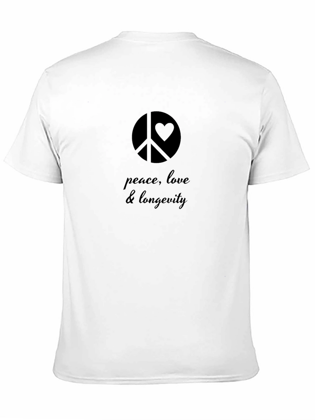 Peace Love & Longevity Graphic T-Shirt