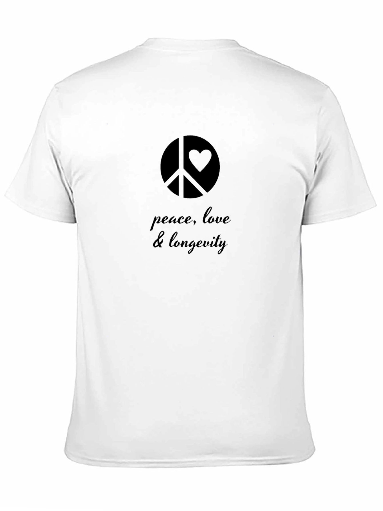 Peace Love & Longevity Graphic T-Shirt