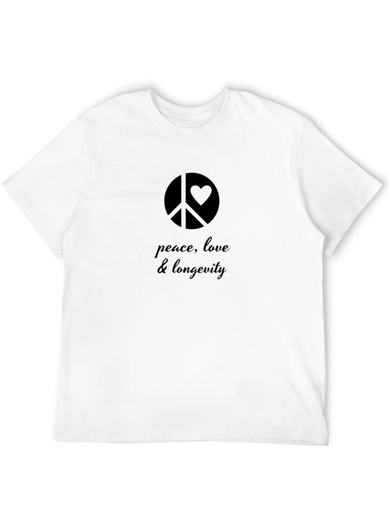 Peace Love & Longevity Graphic T-Shirt