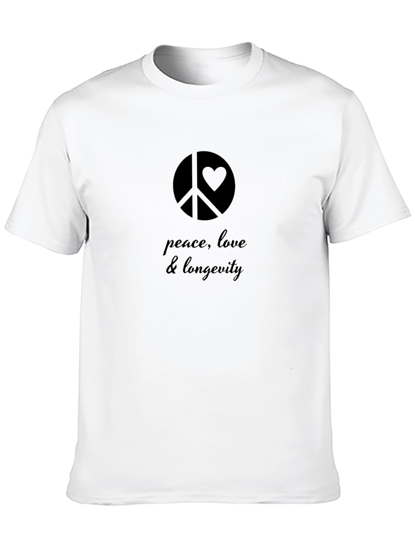 Peace Love & Longevity Graphic T-Shirt