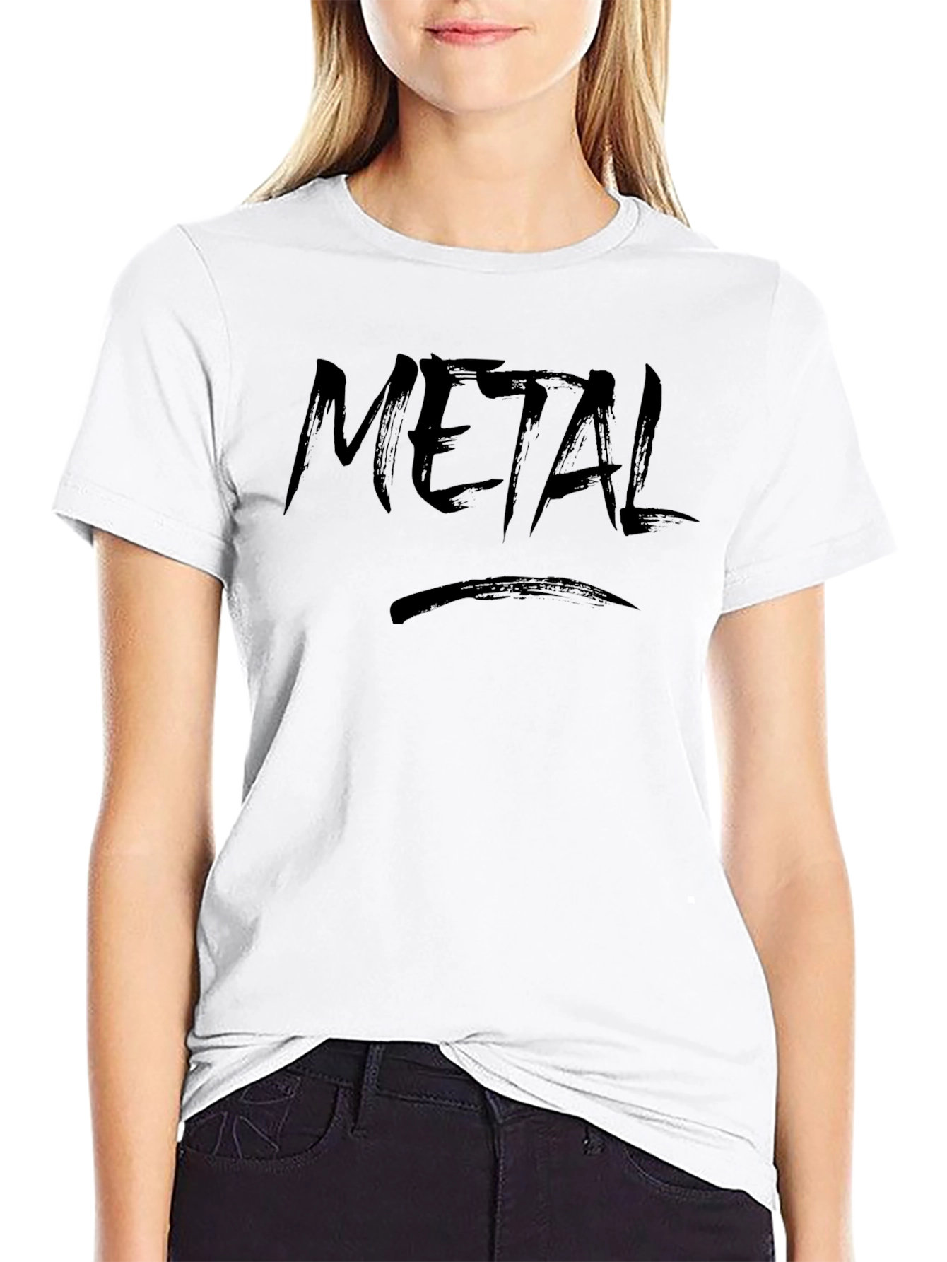 Metal Band Style Graphic Tee