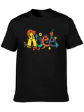 Doodle Art Black T-Shirt