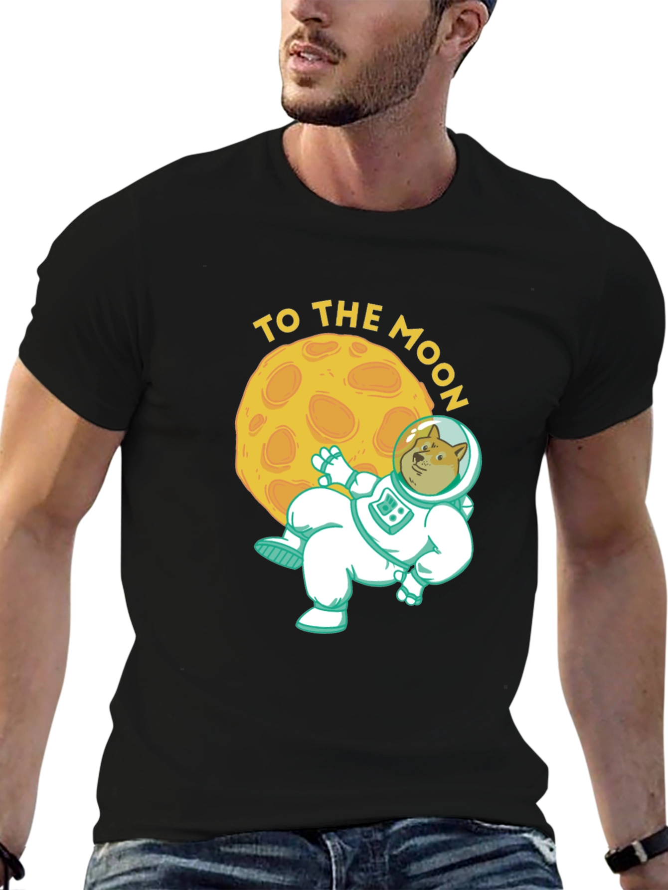 To the Moon Doge T-Shirt - Crypto Meme Tee