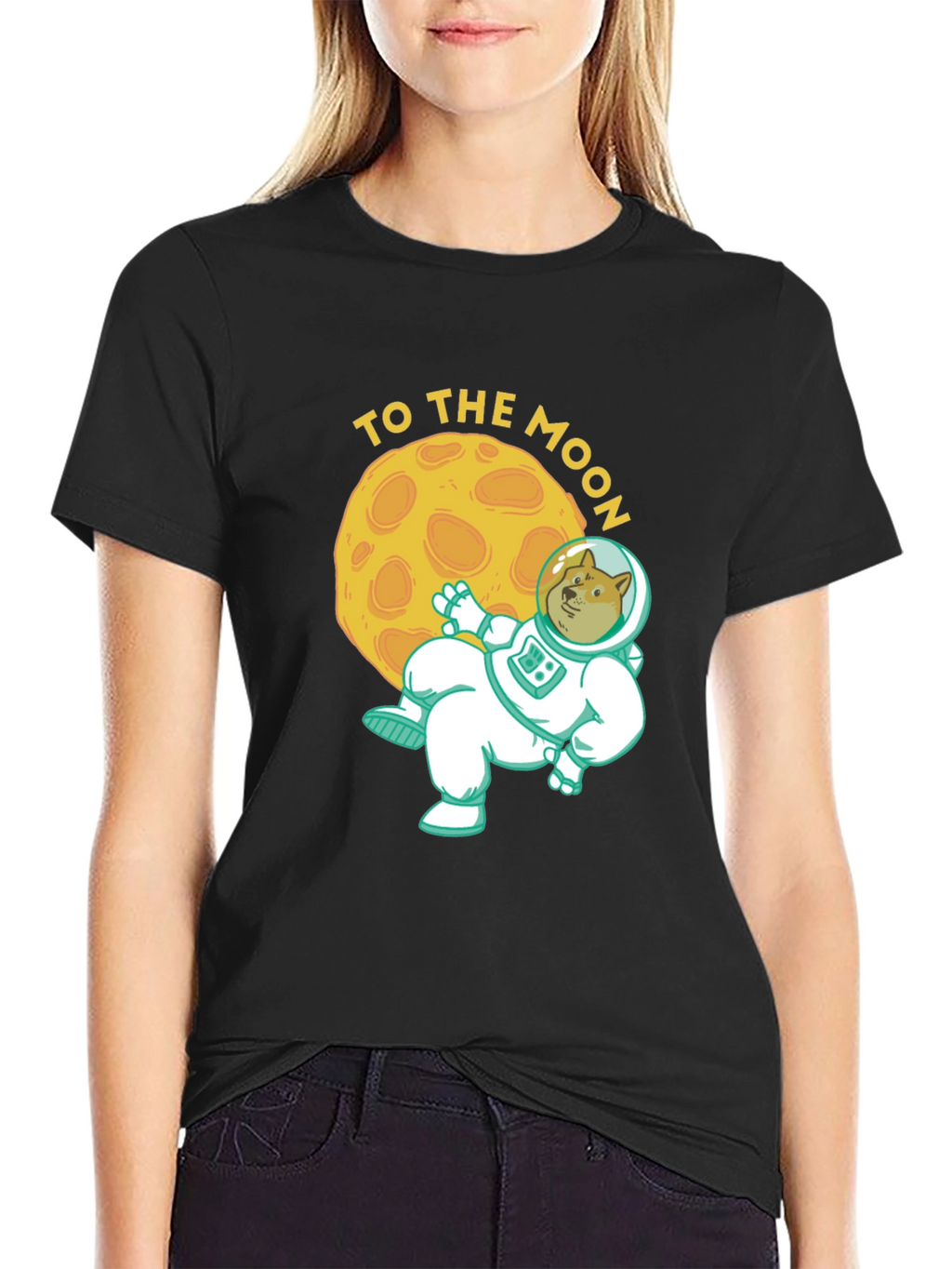 To the Moon Doge T-Shirt - Crypto Meme Tee