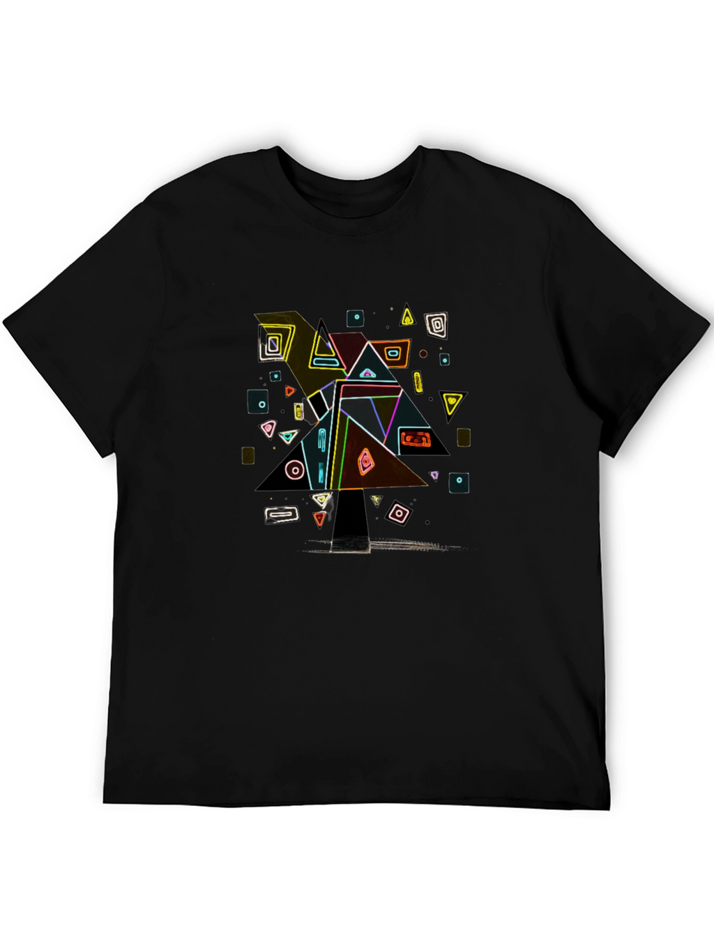 Abstract Geometric Tee - Modern Art Shirt