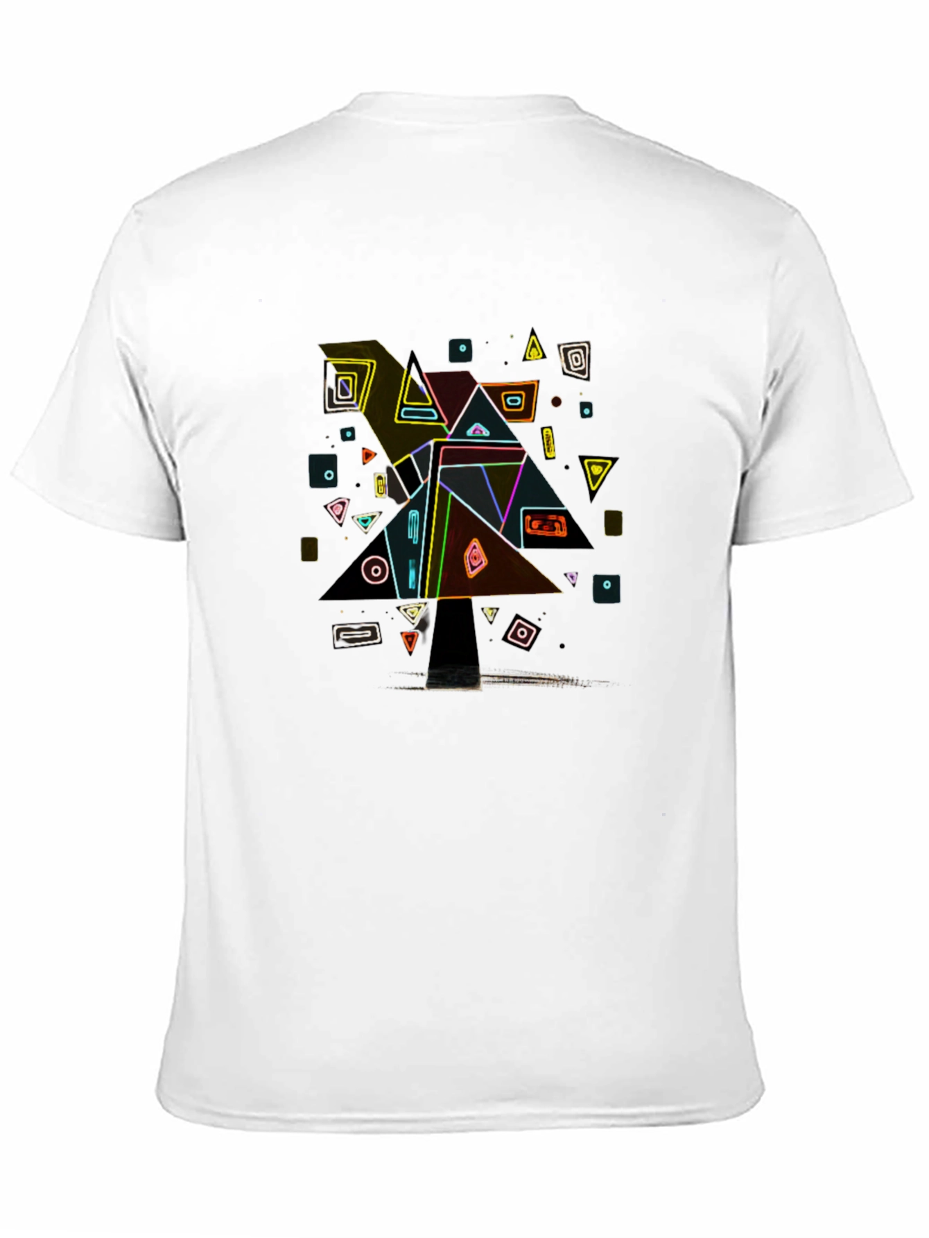 Abstract Geometric Tee - Modern Art Shirt