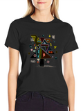 Abstract Geometric Tee - Modern Art Shirt
